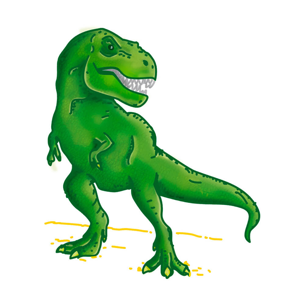 SES Creative - Stempelsæt - Dinosaurer