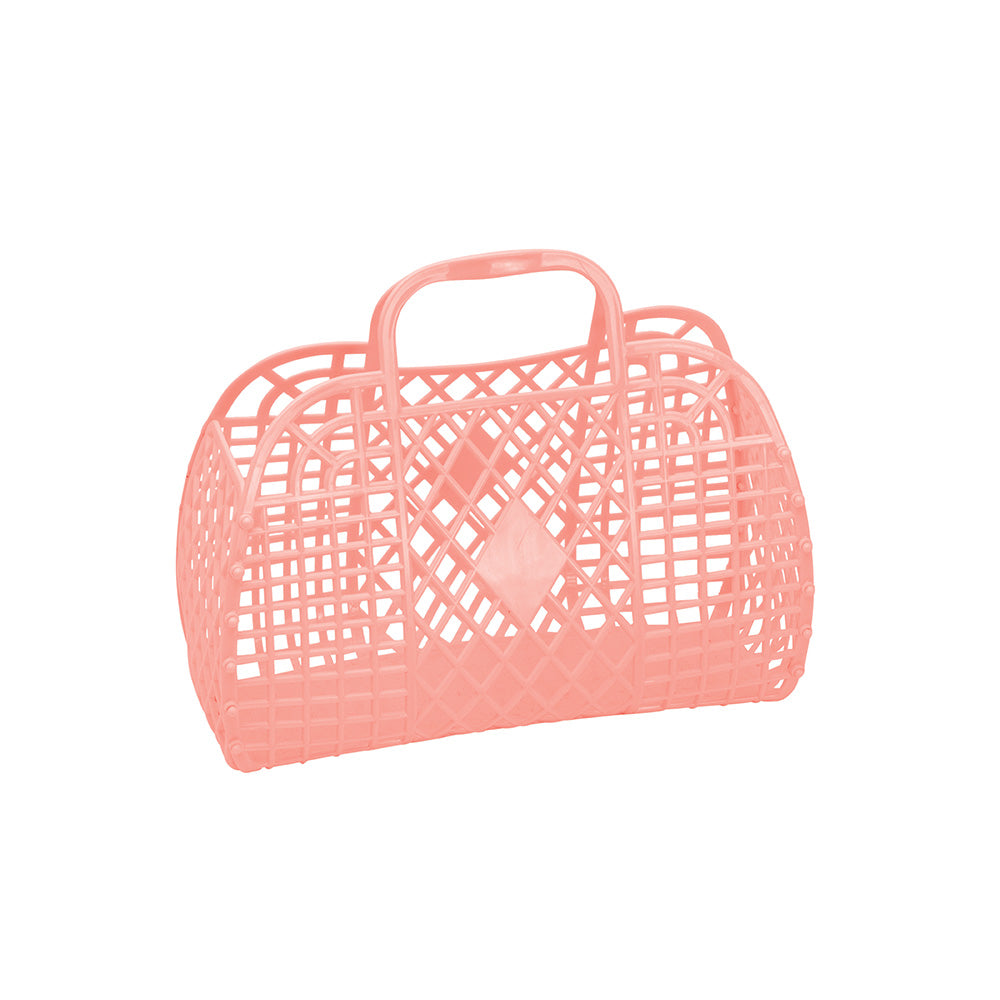 Sun Jellies - Retro Basket - Small - Peach