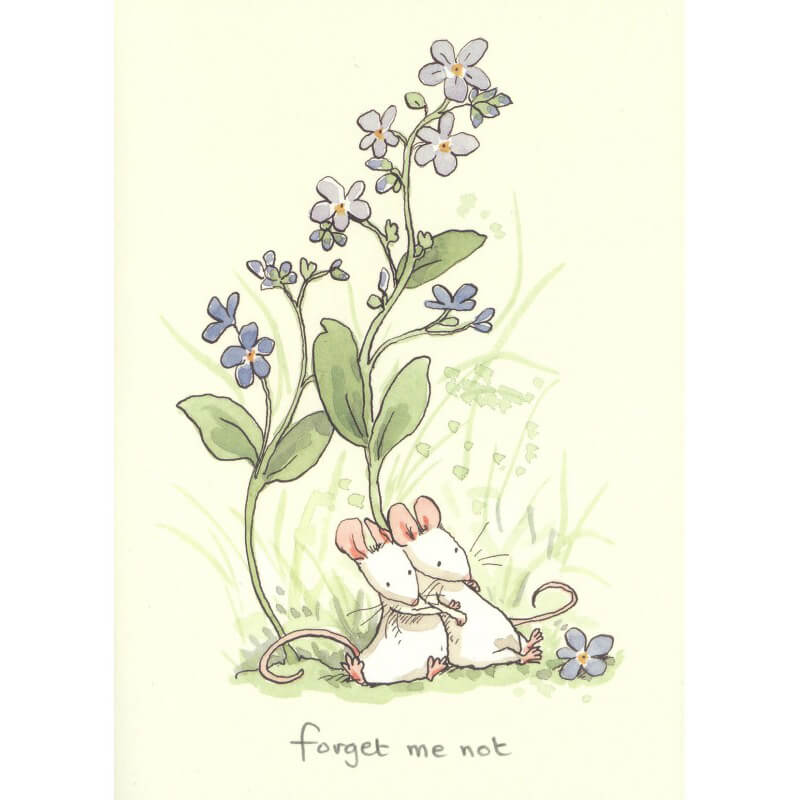 Two Bad Mice - Kort og konvolut - Forget me not