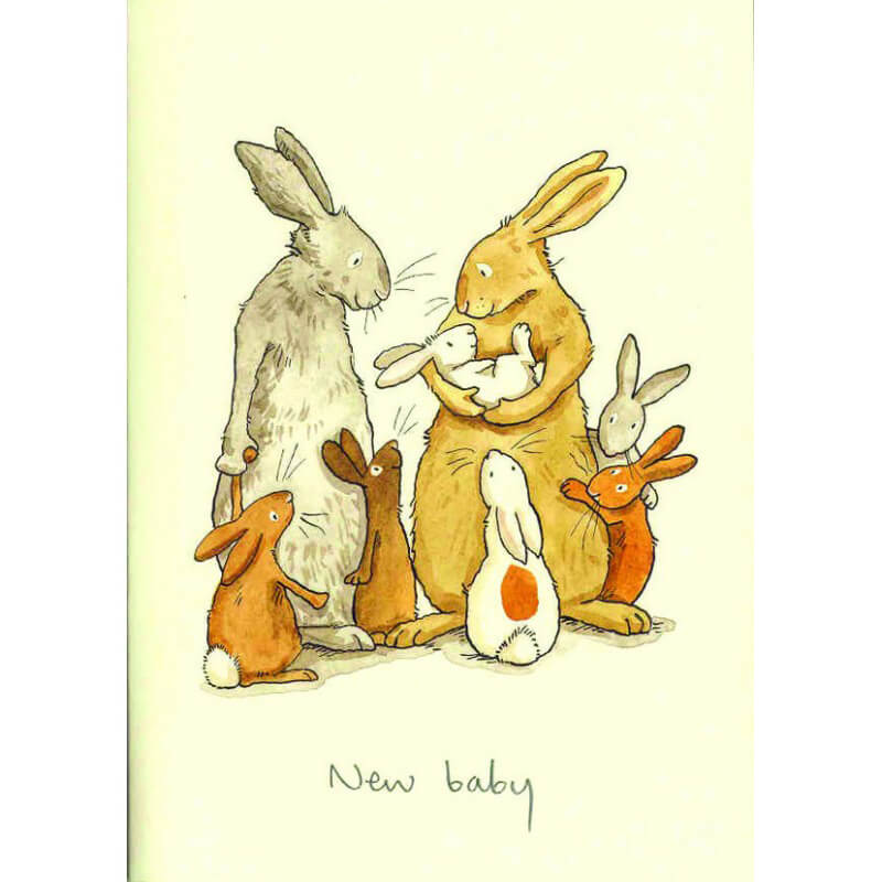 Two Bad Mice - Kort og konvolut - New baby