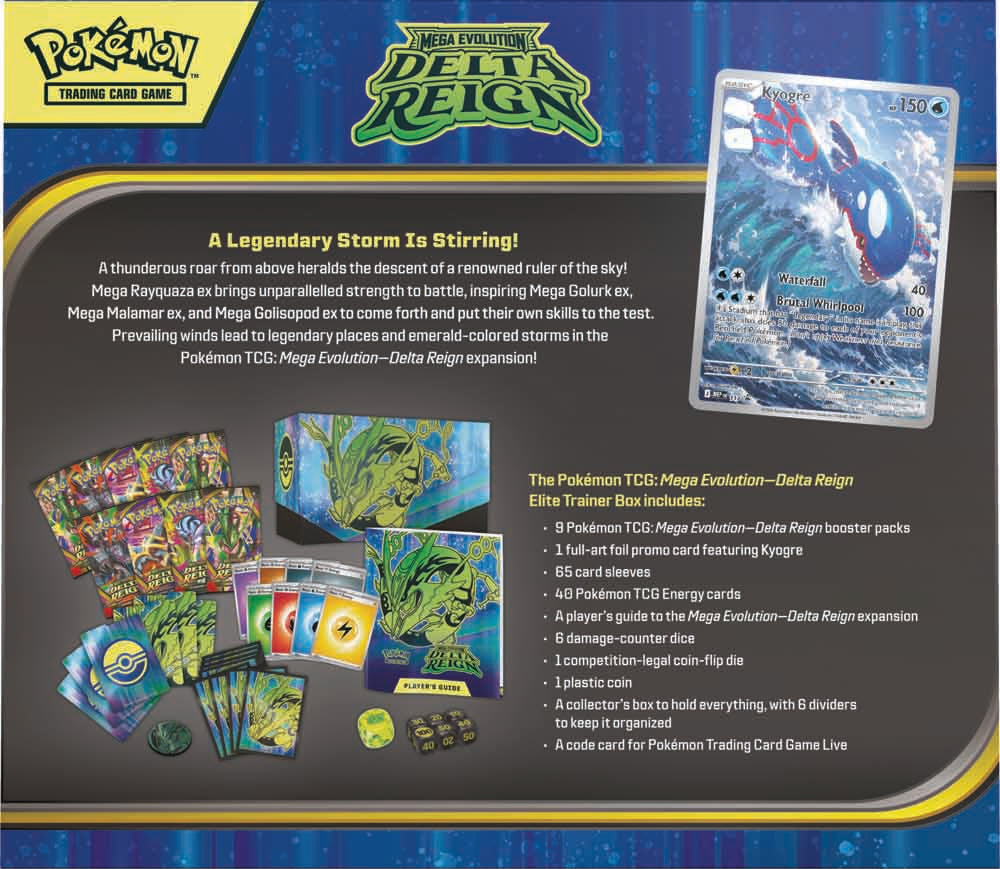 Pokemon - Mega Evolution – Delta Reign – Elite Trainer Box