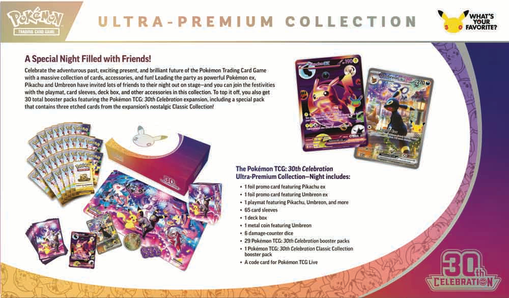 Pokémon – 30th Celebration – Ultra-Premium Collection – Night