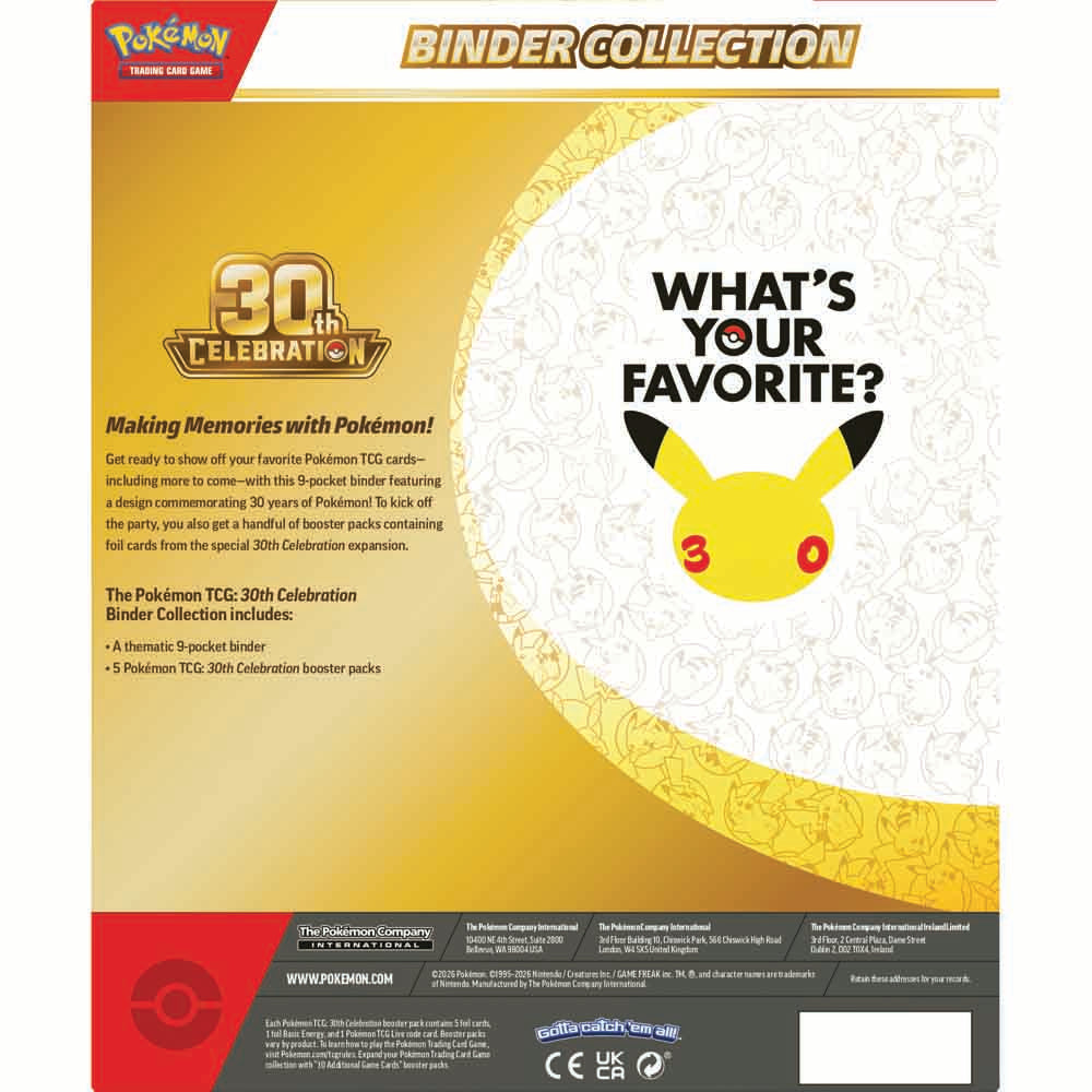 Pokémon - 30th Celebration - Binder Collection
