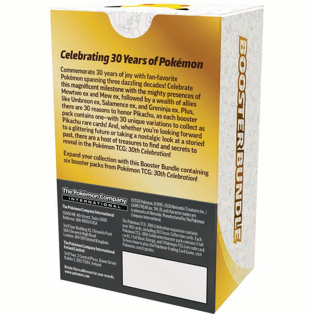 Pokémon – 30th Celebration – Booster Bundle