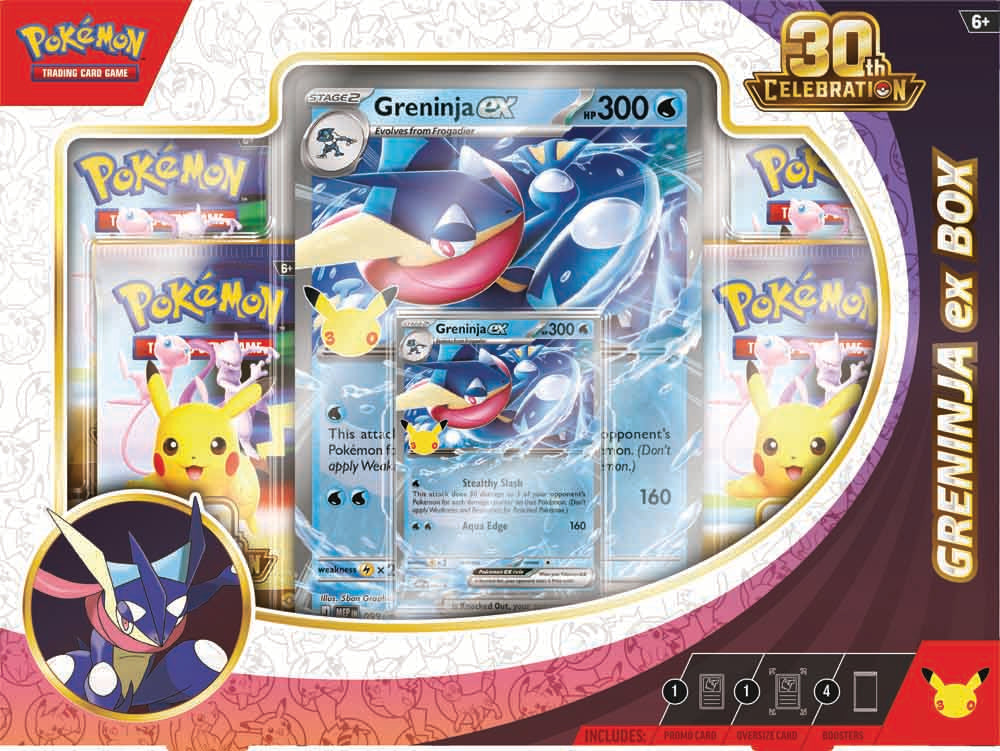 Pokémon – 30th Celebration – Greninja ex Box