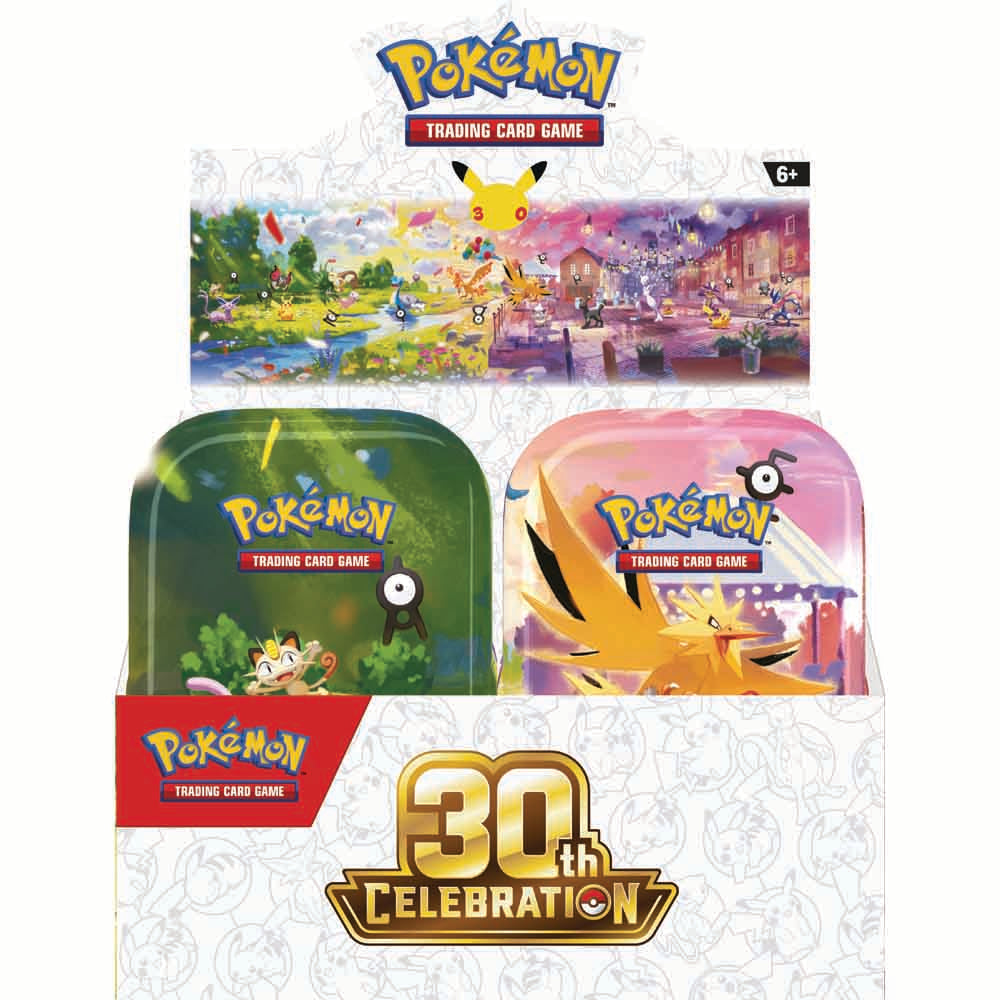 Pokémon – 30th Celebration – Mini Tin - Display