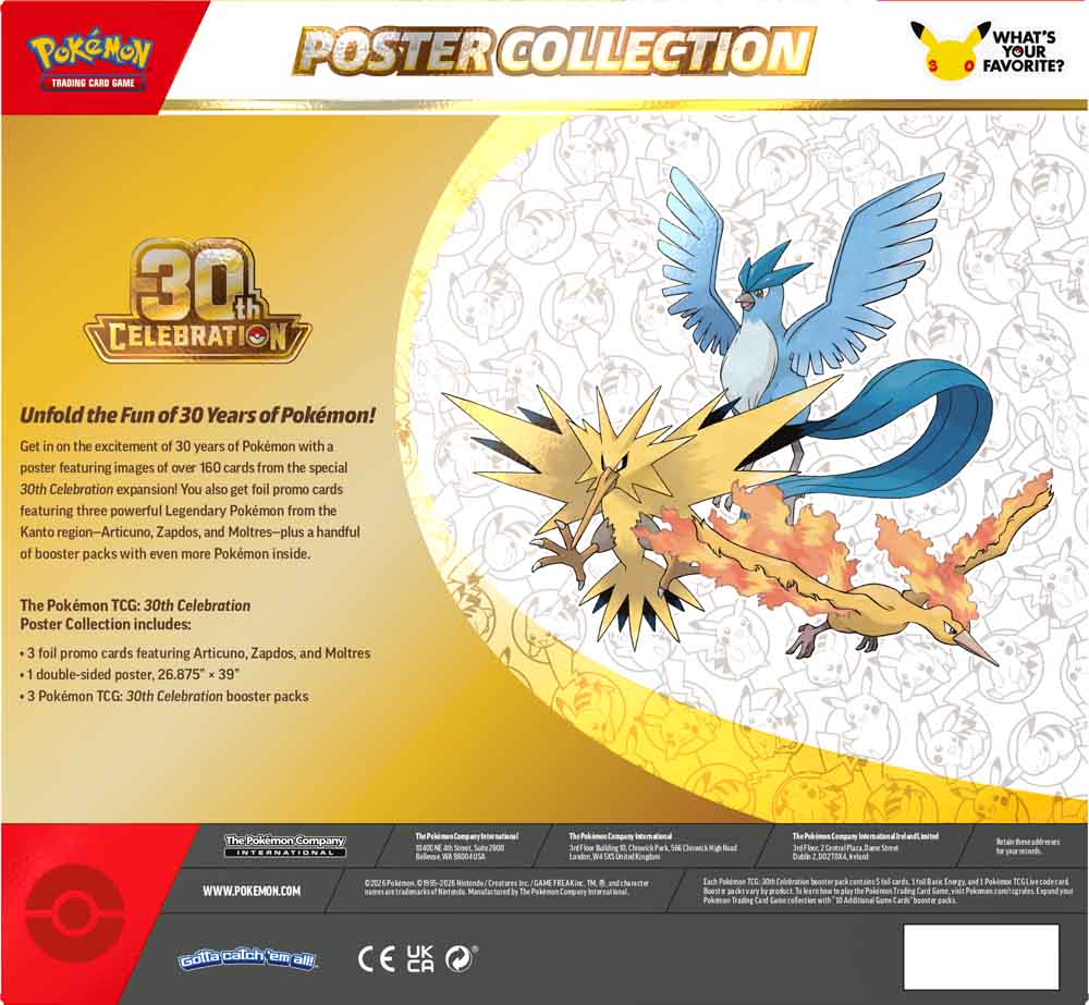 Pokémon – 30th Celebration – Poster Collection
