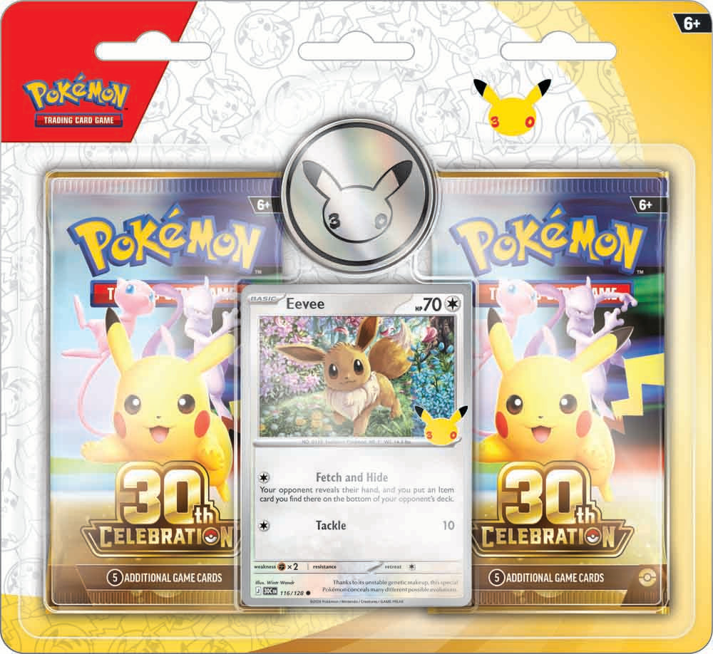 Pokémon – 30th Celebration – 2-Pack Blister – Eevee