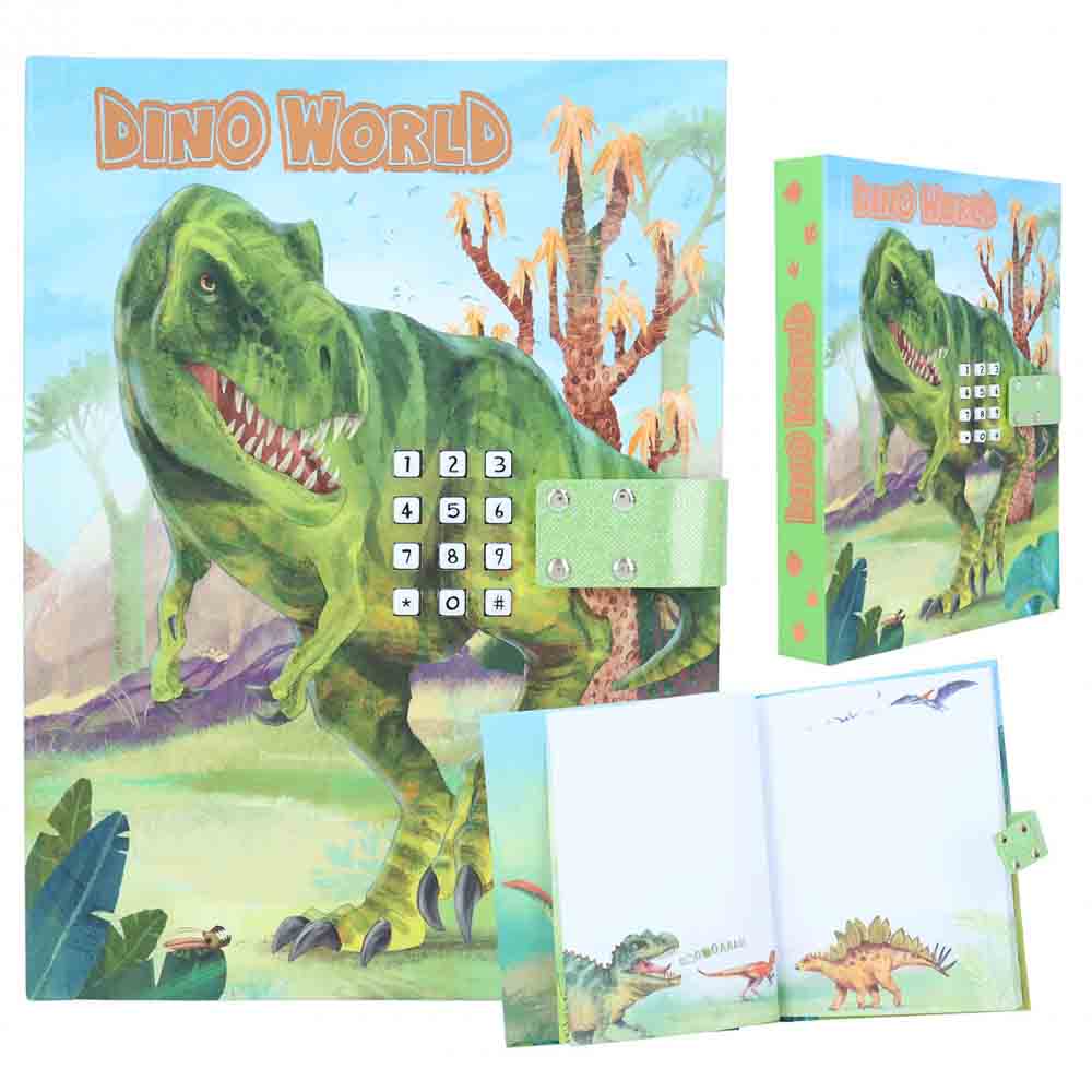 Dino World - Dagbog m/kode og lyd