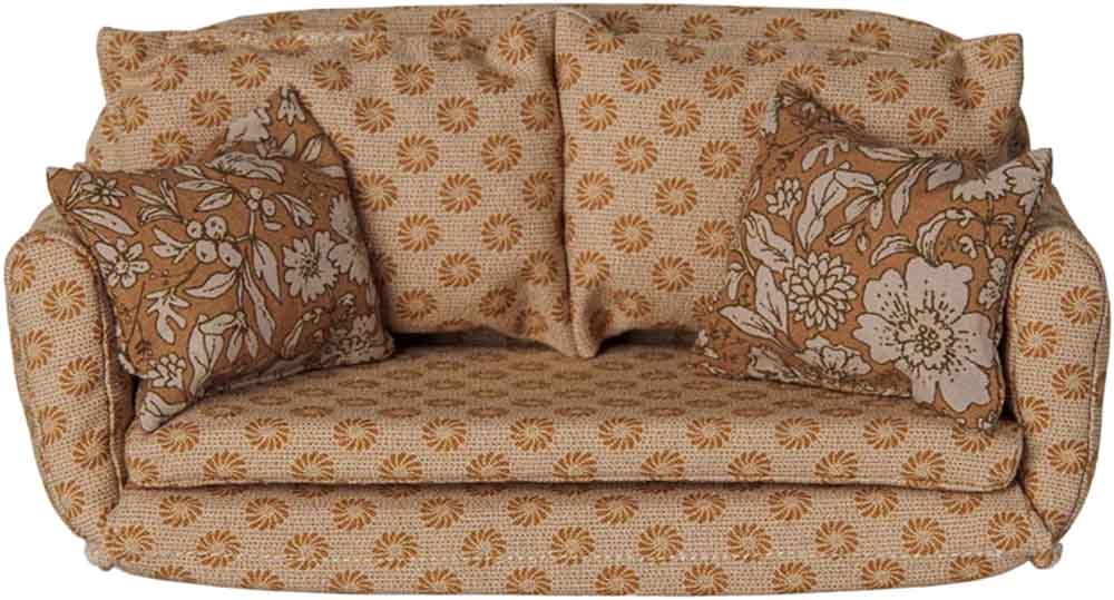 Maileg - Sovesofa, Mus, Stor - Oker