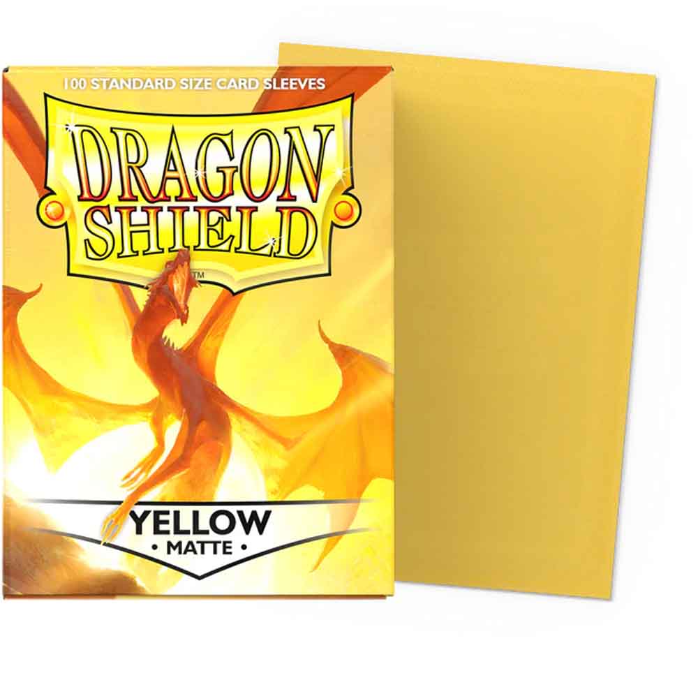 Dragon Shield - Yellow - Matte Sleeves