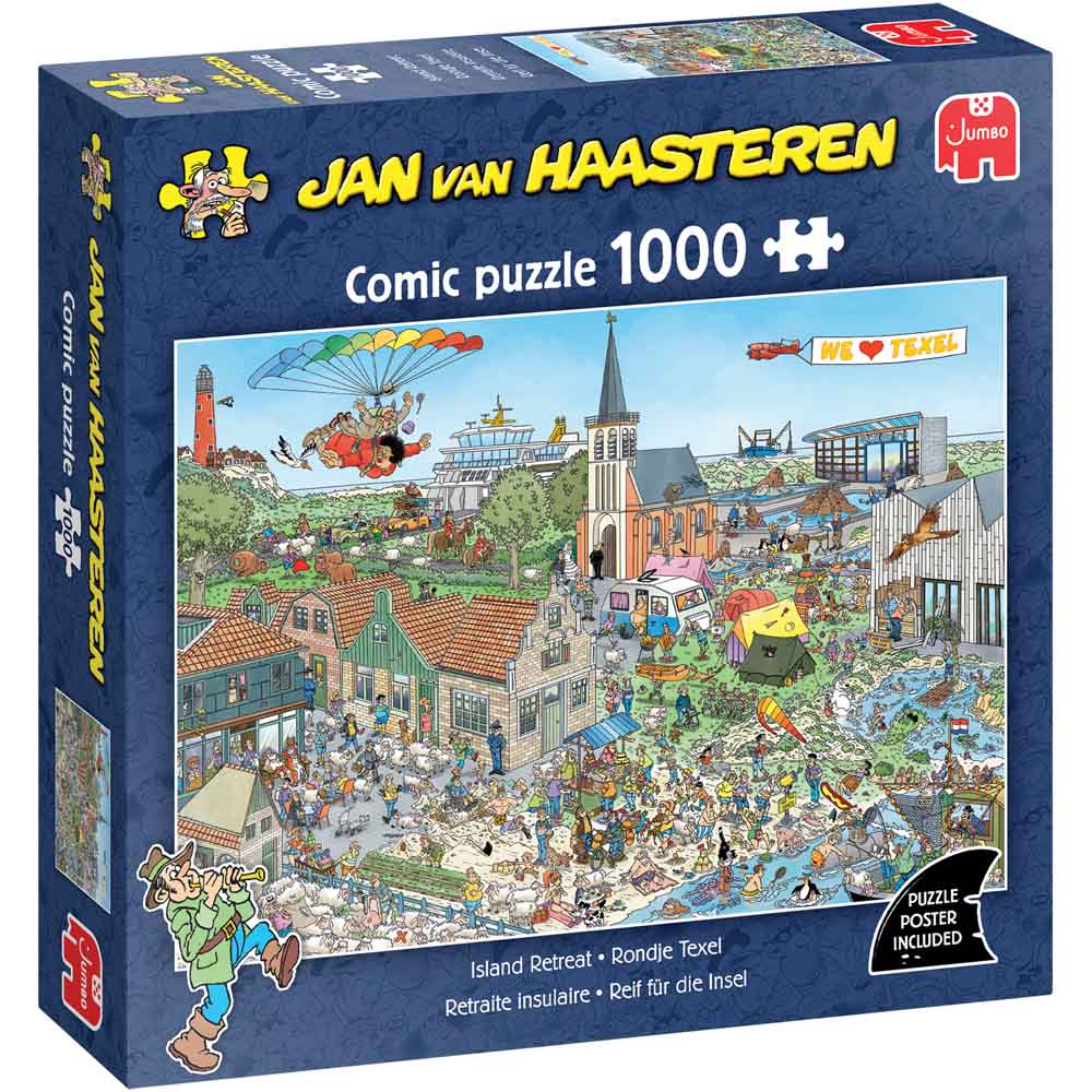 Jan van Haasteren - Island Retreat - 1000brk