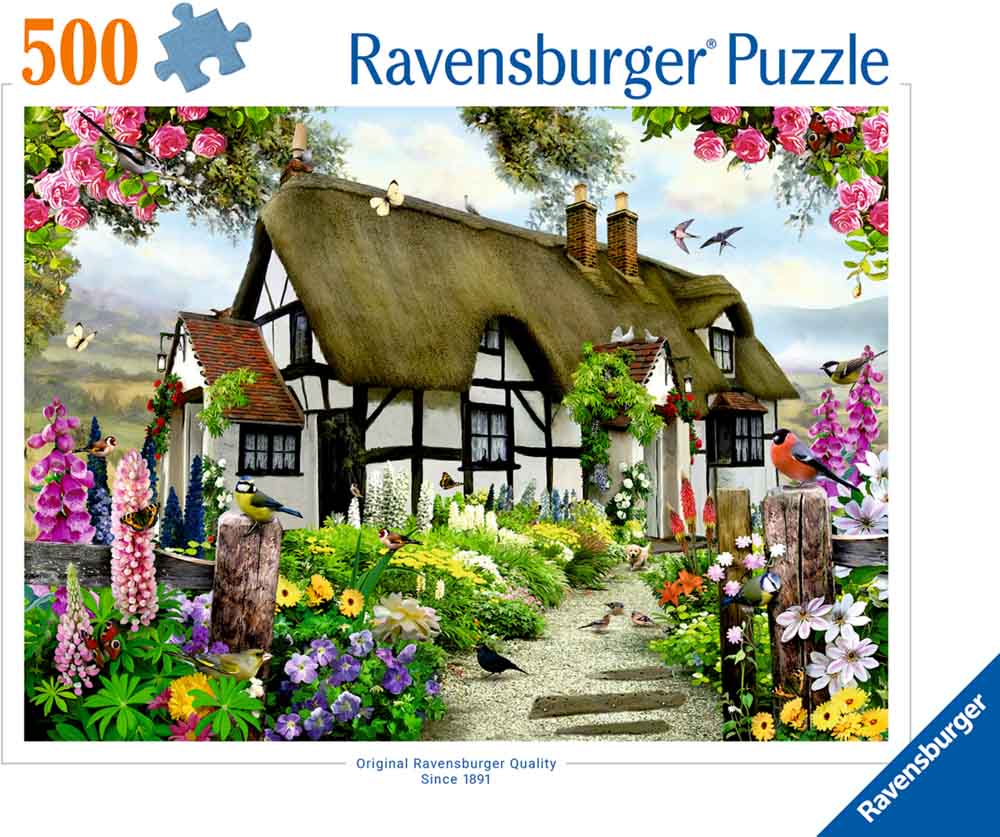 Ravensburger - Thatched Cottage - 500 brikker