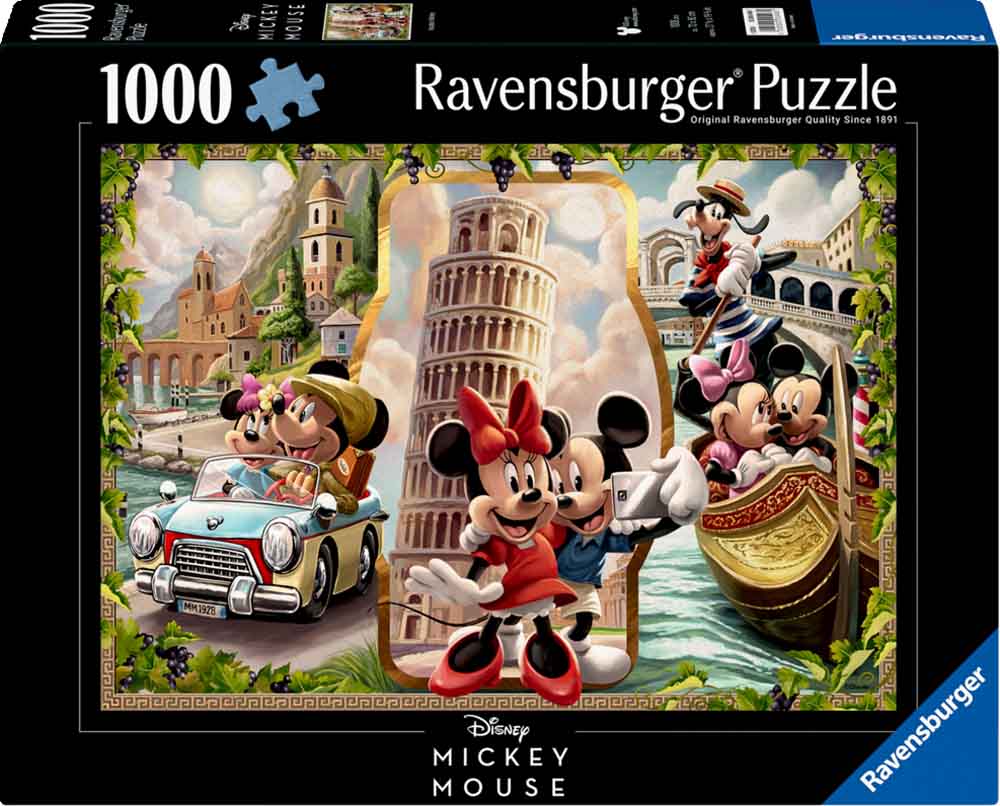 Ravensburger -  Disney Vacation Mickey & Minni - 1000 brikker