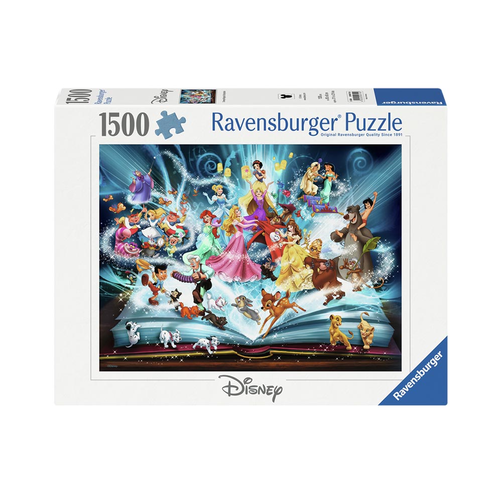 Ravensburger - Disney Magical Storybook - Puslespil - 1500 brikker