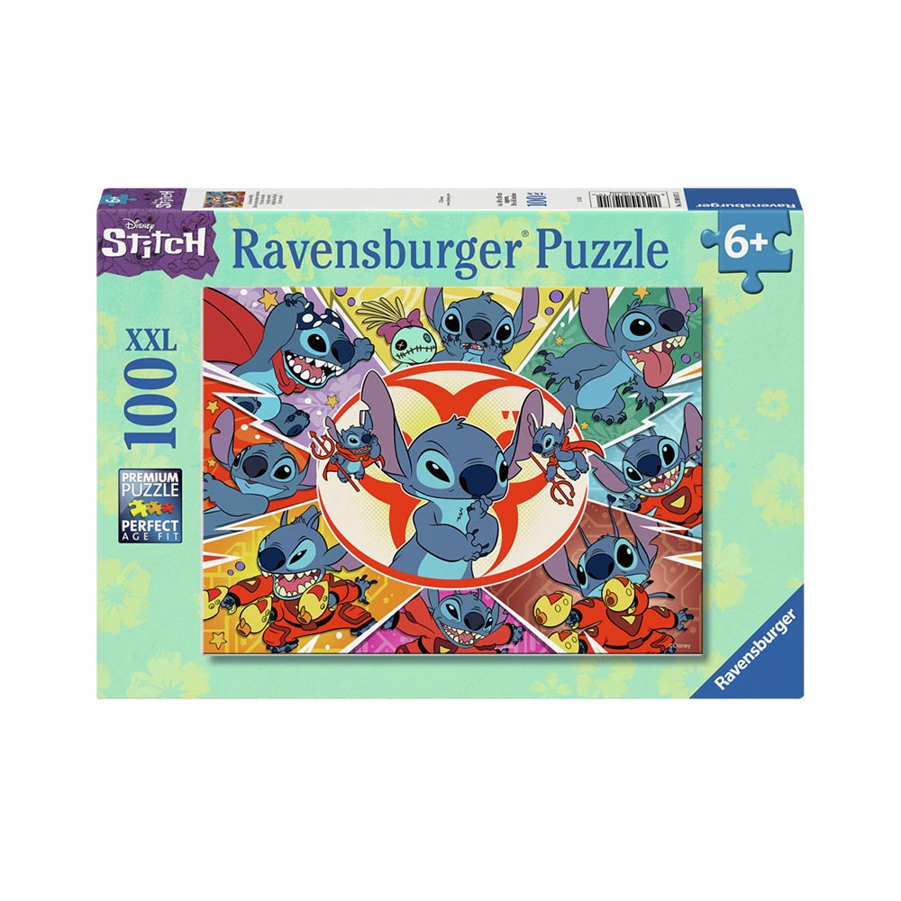 Ravensburger - Disney Stitch - Puslespil 100 brikker