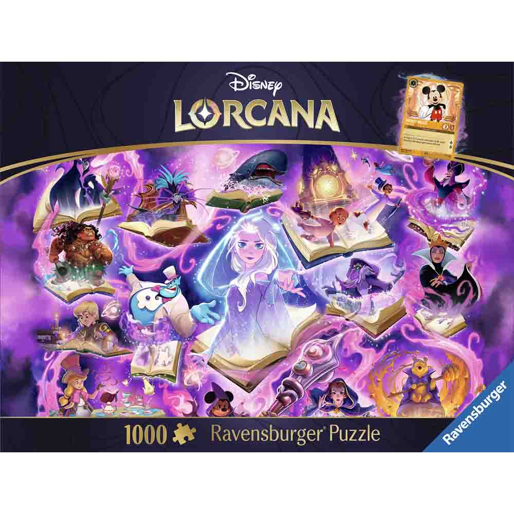 Ravensburger - Disney Lorcana - Glimmers of the Realm: Amethyst - 1000 brikker