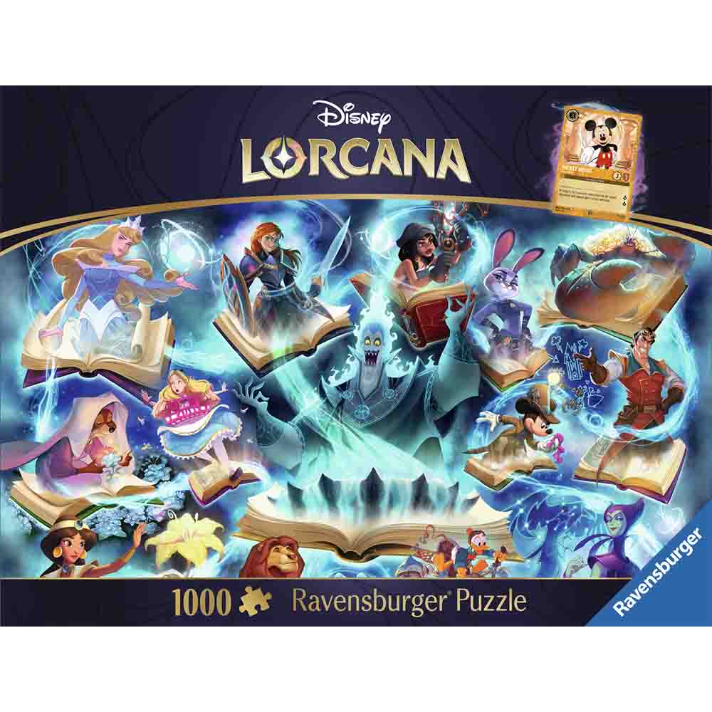Ravensburger - Disney Lorcana - Glimmers of the Realm: Sapphire - 1000 brikker