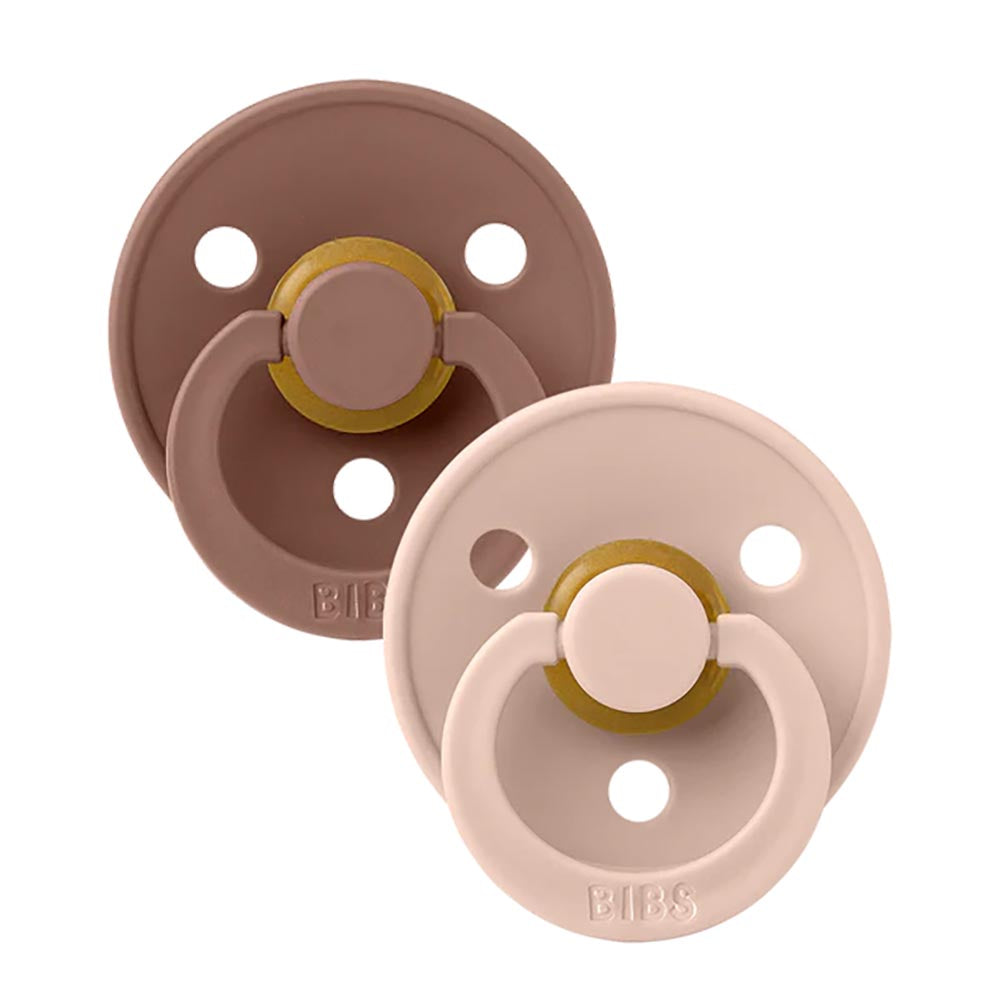 BIBS - Colour 2 PACK - Woodchuck/Blush - STR. 2