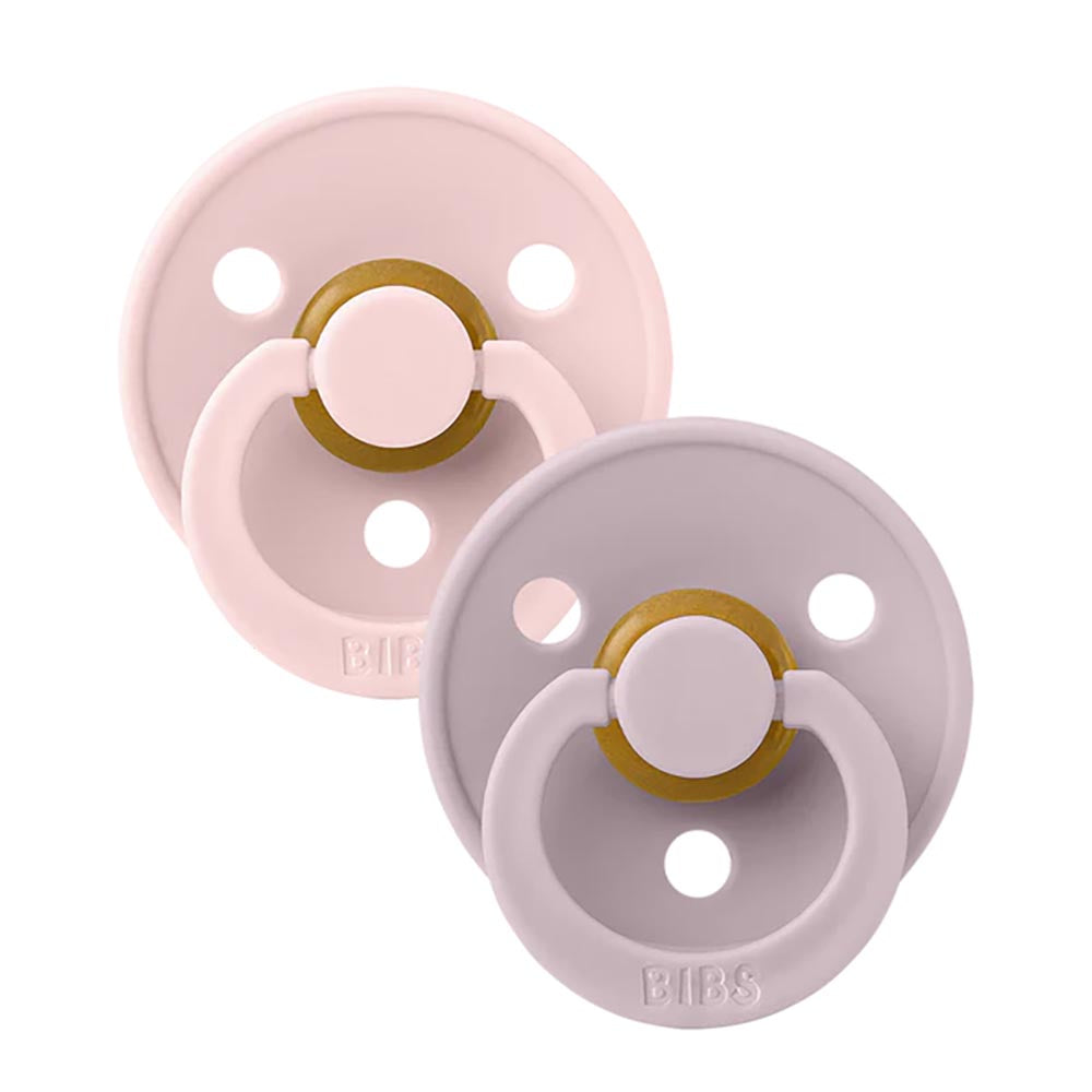 BIBS -Colour 2 Pack -  Blossom/Dusky Lilac - STR. 2