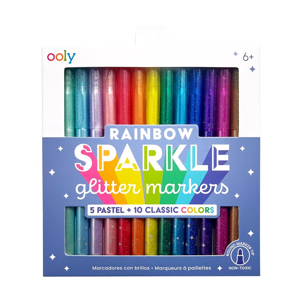 Ooly - Rainbow Sparkle Glitter Markers
