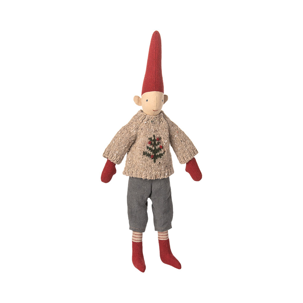 Maileg - Nisse, str. 2 - Dreng - Strikket sweater