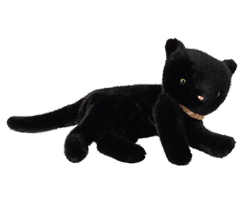 Maileg - Sovende plyskilling, Medium - Sort, 37cm