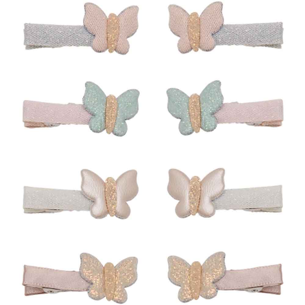 Mimi & Lula - 8 Hårclips - Bella Butterfly