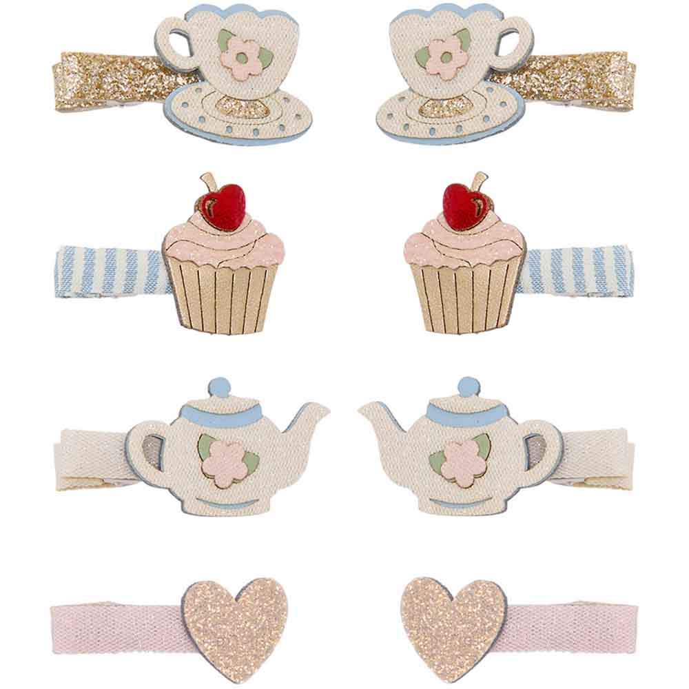 Mimi & Lula - 8 Hårclips - Afternoon Tea