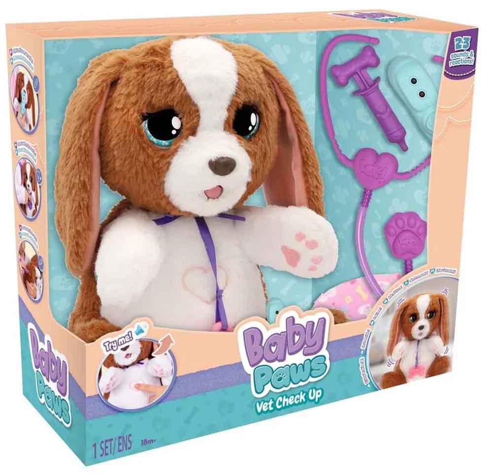 Baby Paws - Interaktiv Hundehvalp - Dyrlæge