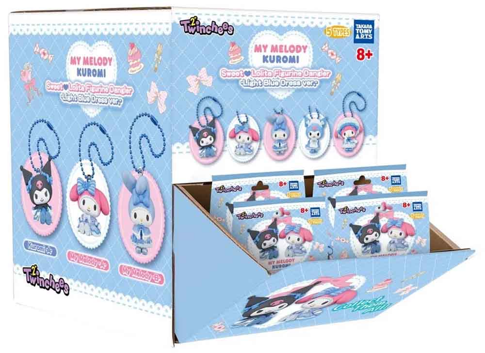 Twinchees - My Melody Kuromi Figurine Dangler Asst.