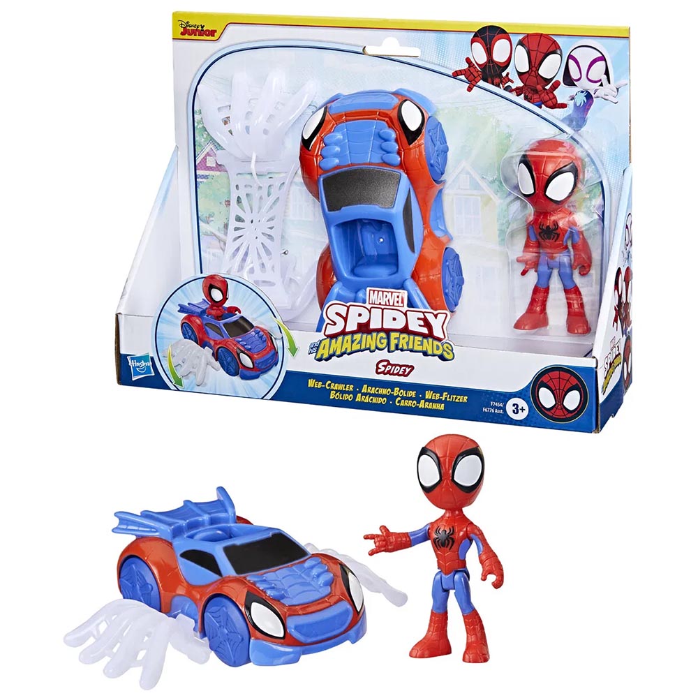 Spidey - Bil & 10 cm Spidey
