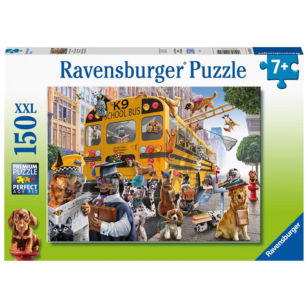 Ravensburger - Kæledyrsskole - Puslespil 150 brikker