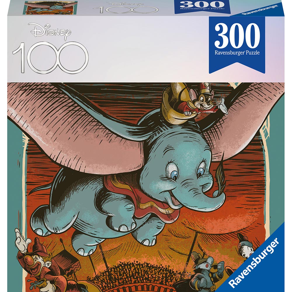 Ravensburger - Disney 100 År Dumbo - Puslespil 300 brikker