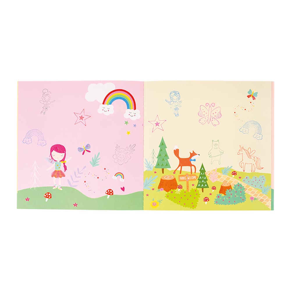 Floss & Rock - Stempelsæt - Rainbow Fairy