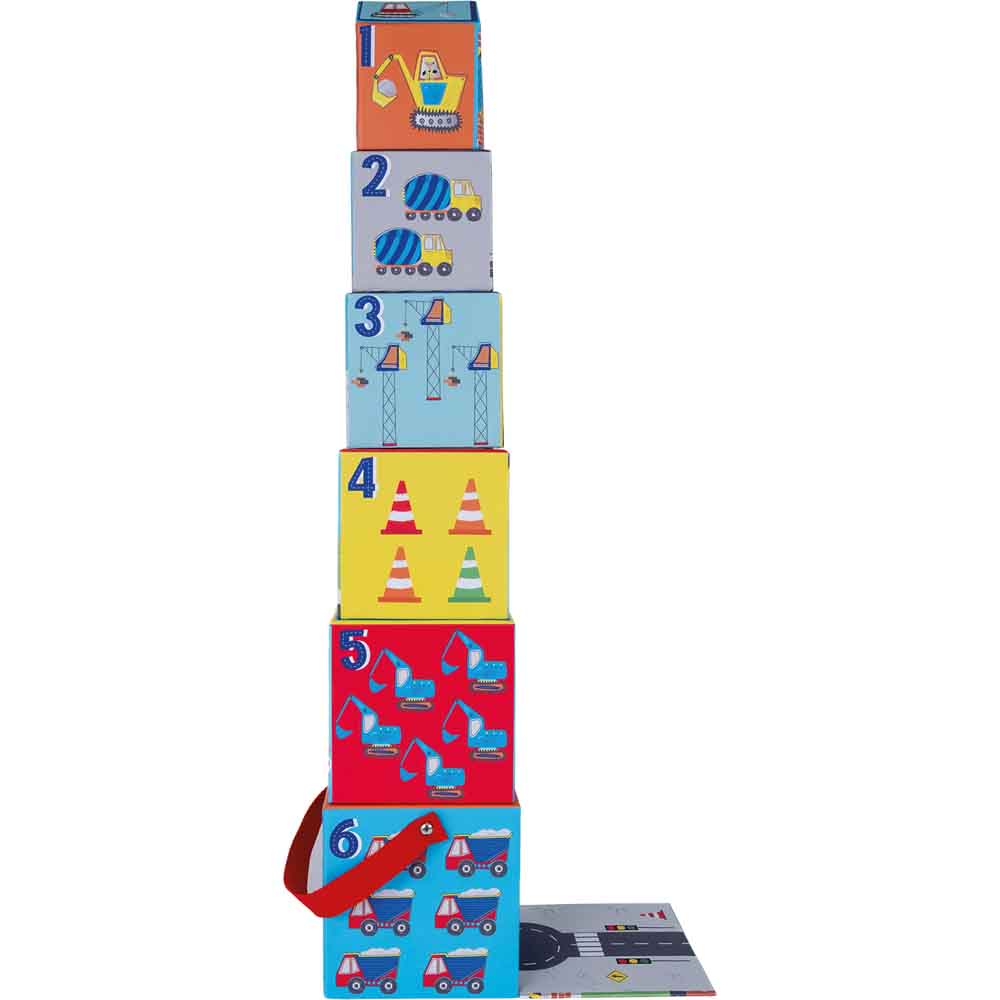 Floss & Rock - Stableklodser pap m. figurer - Cubes