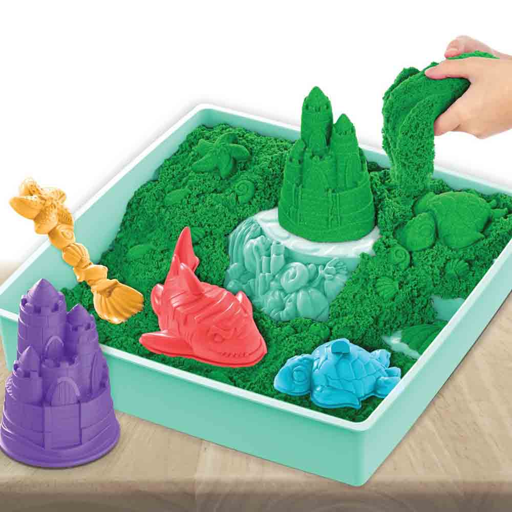 Kinetic Sand - Sandbox Set - Green