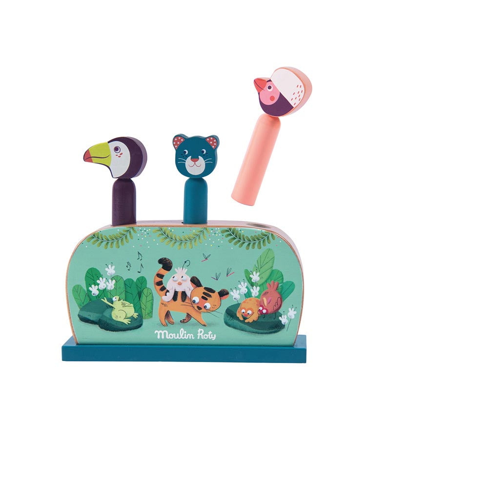 Moulin Roty - Pop-up figurer - Dans la Jungle