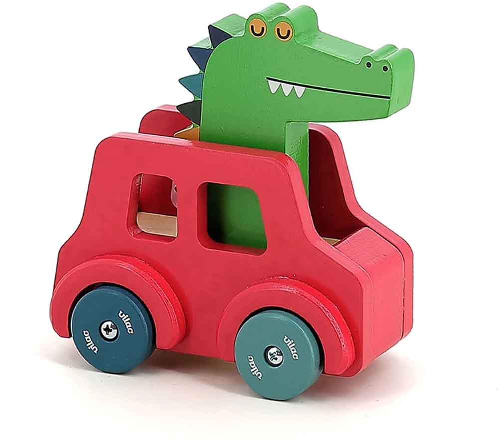 Vilac - Dyttende bil - Krokodille