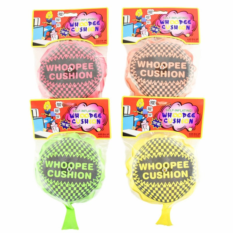 Robetoy - WHOOPEE CUSHION WITH AIR 4ass 19cm - Display