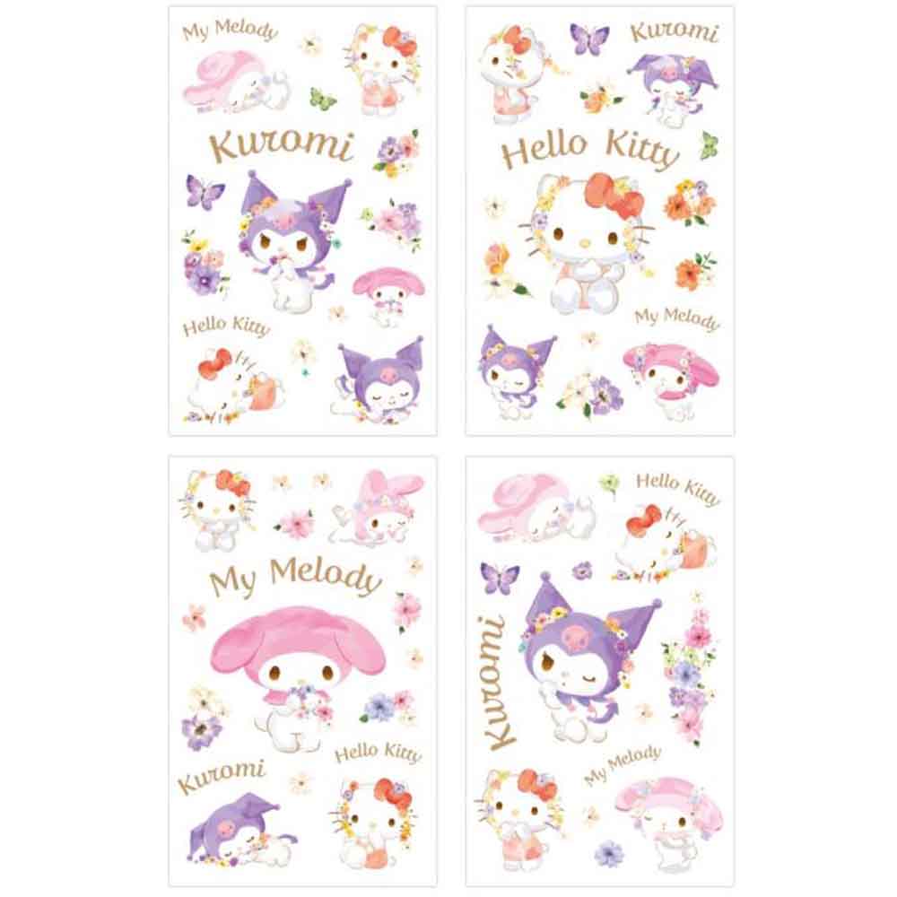 Sanrio - Hello Kitty & Friends - Holographic Sticker Set - Pastel Vivid