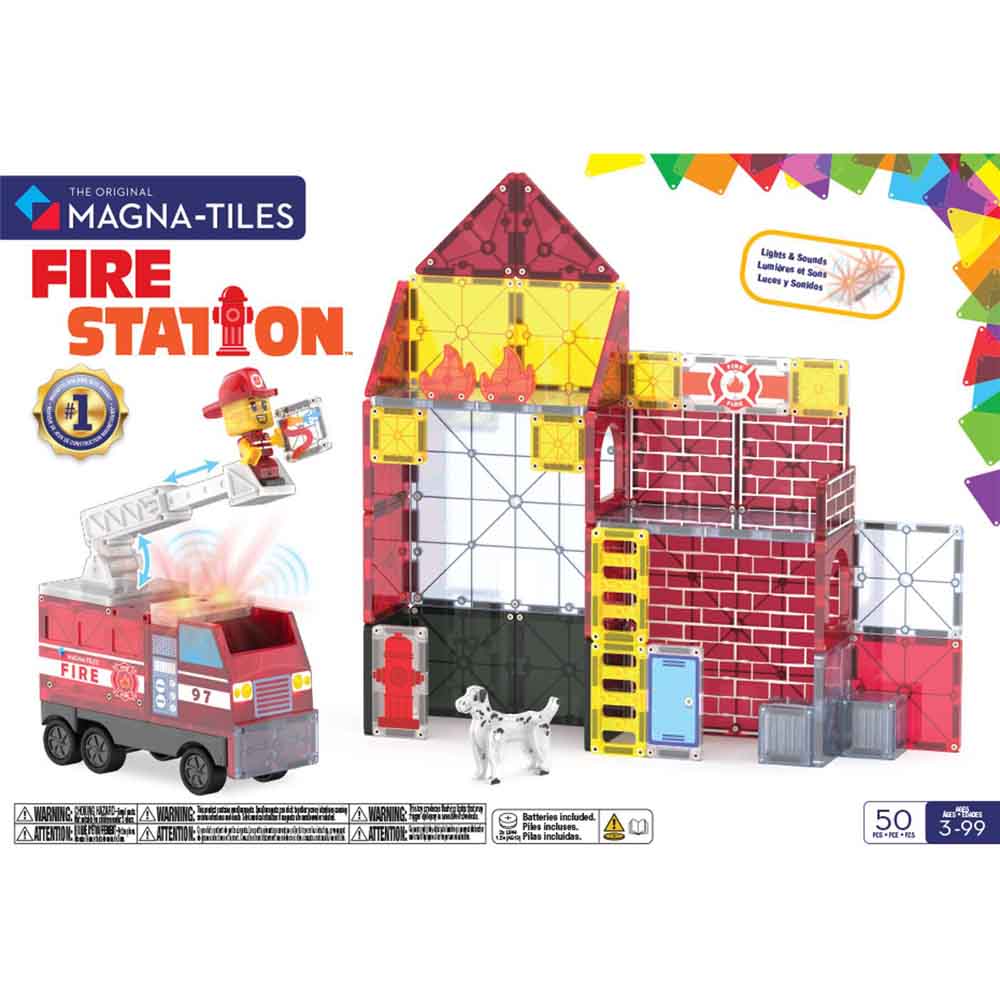 Magna-Tiles - Brandstation 50 dele