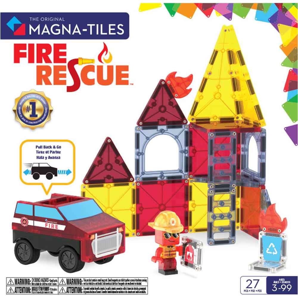 Magna-Tiles - Brandstation 27 dele