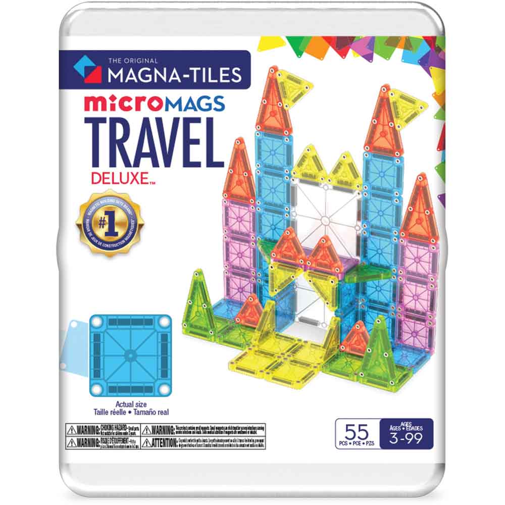 Magna-Tiles - microMAGS Deluxe rejsesæt 55 dele