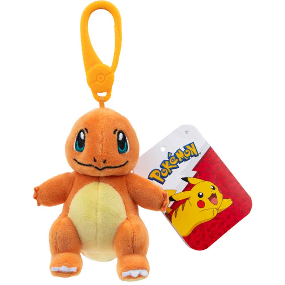 Pokemon - Clip-On Plush – 9 cm - Charmander