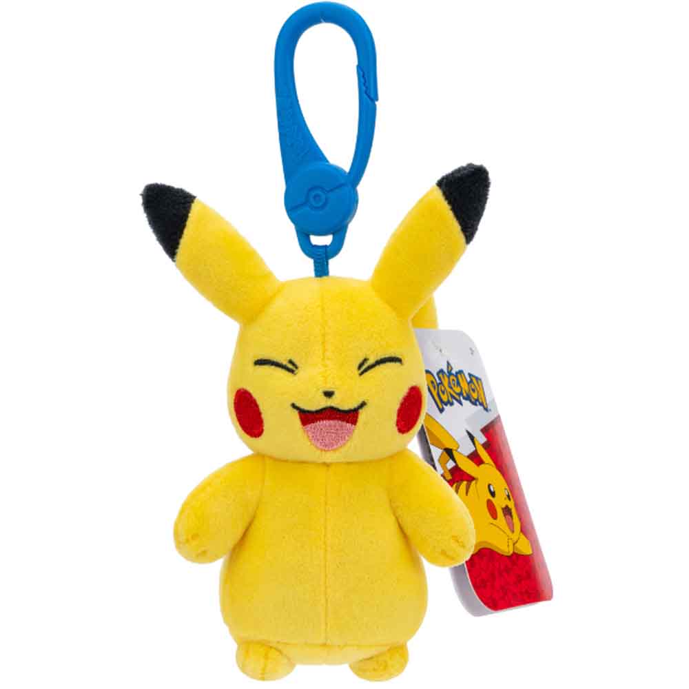 Pokemon - Clip-On Plush – 9 cm - Pikachu