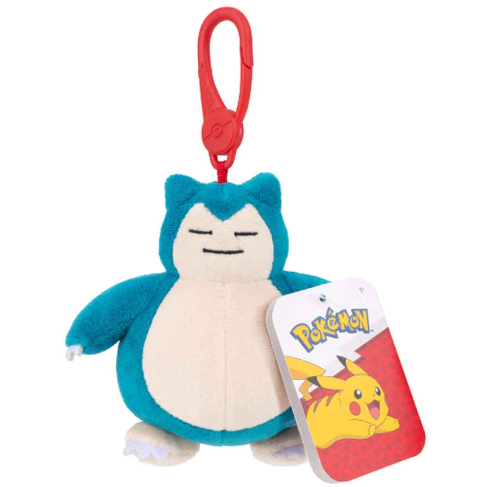Pokemon - Clip-On Plush – 9 cm - Snorlax