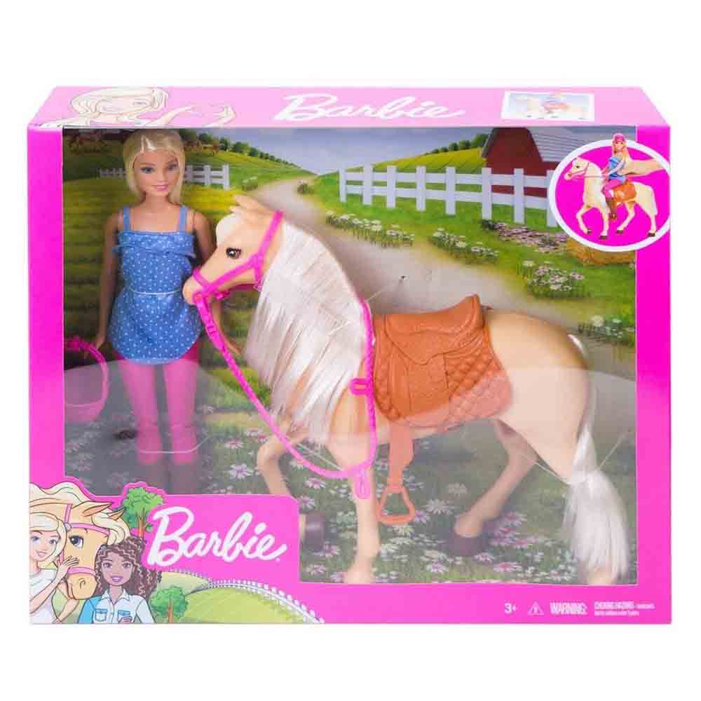 Barbie - Dukke og Hest