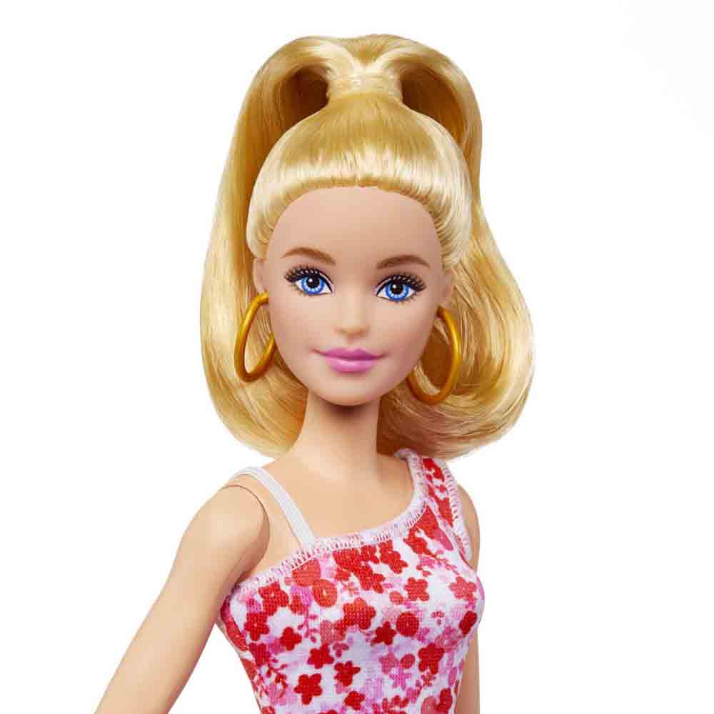 Barbie - Fashionista Doll - Pink Floral Dress
