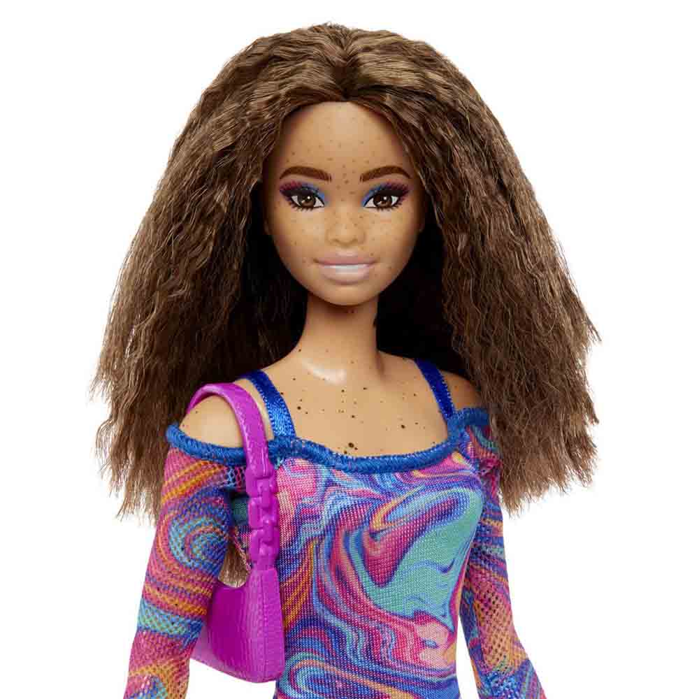 Barbie - Fashionista Doll Rainbow Marble Swirl